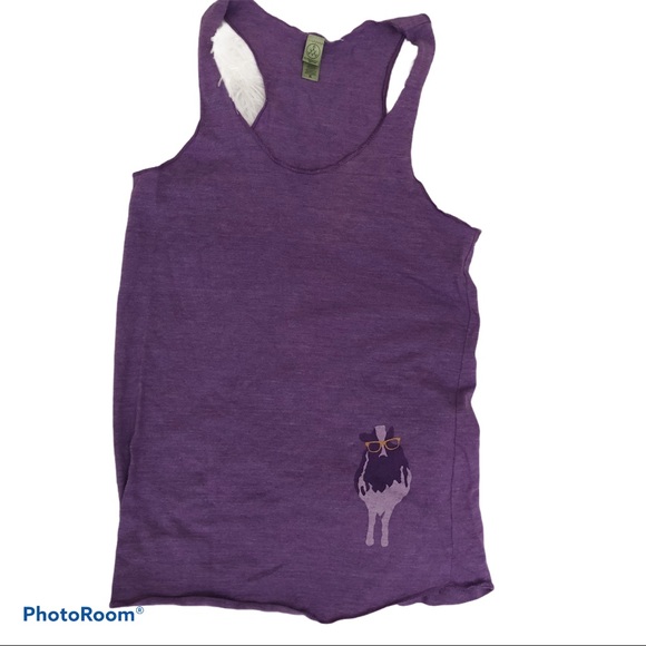 Ben & Jerry’s Tops - Ben & Jerry’s purple graphic tank top